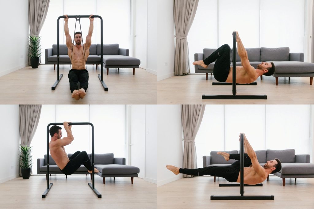 Basebar TWO HEIGHTS. OVER TWENTY EXERCISES.